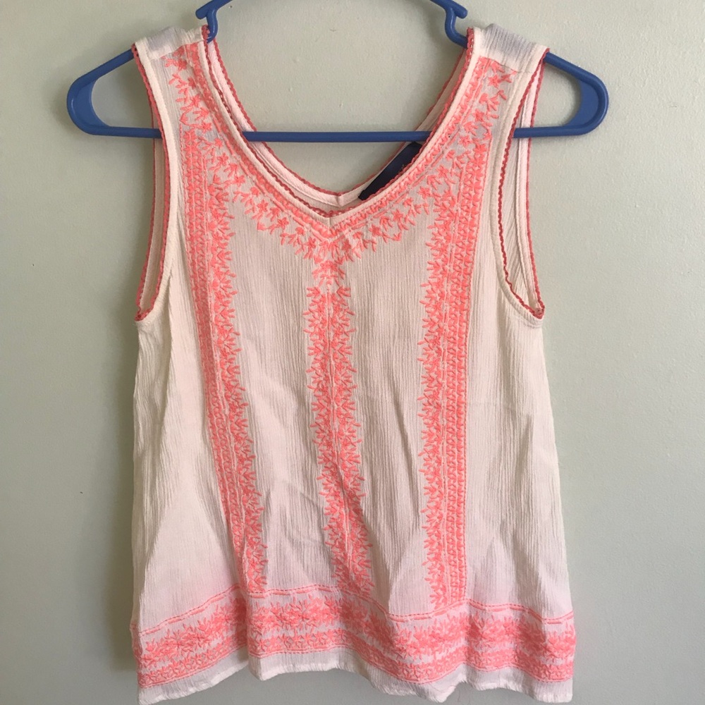 Cute white and pink shirt